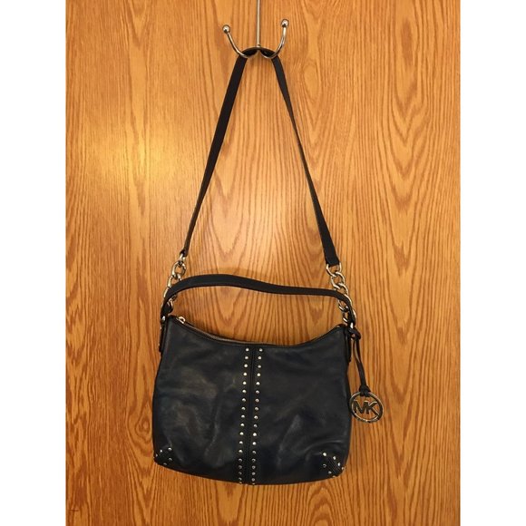 Michael kors Astor leather hobo shoulder bag navy - Picture 2 of 5